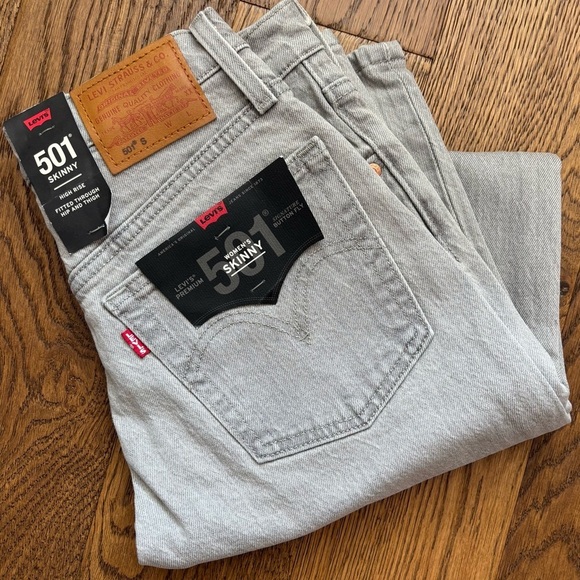 Levi's Premium 501 SKINNY WOMEN'S JEANS - Picture 11 of 11